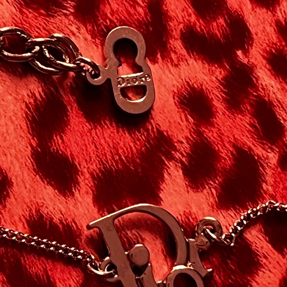 💎 Christian Dior silver dainty bracelet with Dior logo and all stamps. - Picture 3 of 10